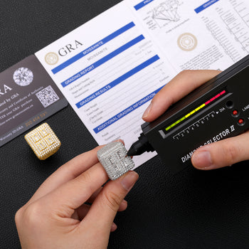 Bague de championnat en diamant moissanite et argent sterling