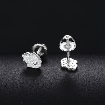 MOISSANIT-DIAMANT-HAMSA-HAND-OHRSTÖSSE AUS STERLINGSILBER