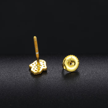 MOISSANIT-DIAMANT-HAMSA-HAND-OHRSTÖSSE AUS STERLINGSILBER