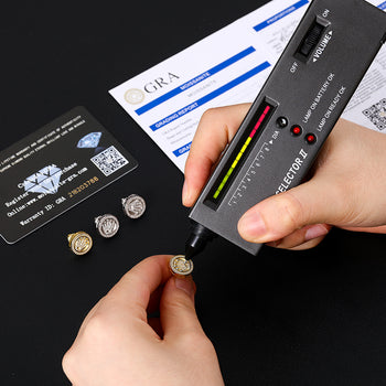 Bague couronne ronde en diamant moissanite et argent sterling 