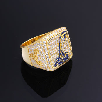 Bague Scorpion en argent sterling avec diamant et moissanite