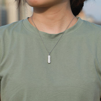 MOISSANIT-DIAMANT-SKATEBOARD-ANHÄNGER AUS STERLINGSILBER