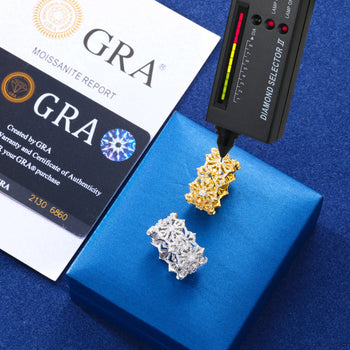 MOISSANITE DIAMOND SPARKLING BAND RING IN STERLING SILVER