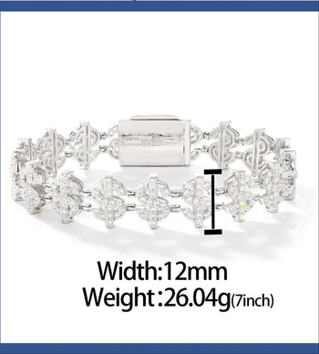 Jewelry product with moissanite, sterling silver S925, and GRA certificate on a blue background.