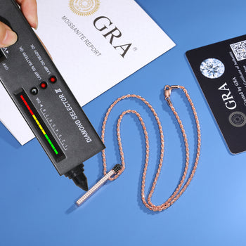 Pendentif flamme en moissanite et argent sterling