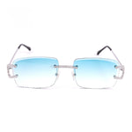 MOISSANITE ICED OUT COLORED LENS SUNGLASSES