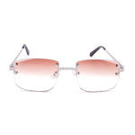 MOISSANITE ICED OUT COLORED LENS SUNGLASSES STYLE 2