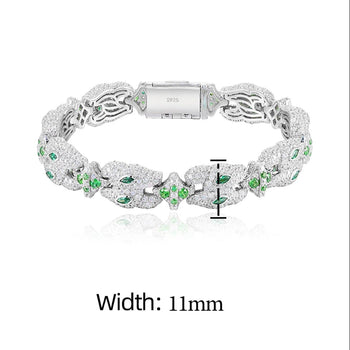 Bracelet de tennis en argent sterling serti de diamants et de moissanite 