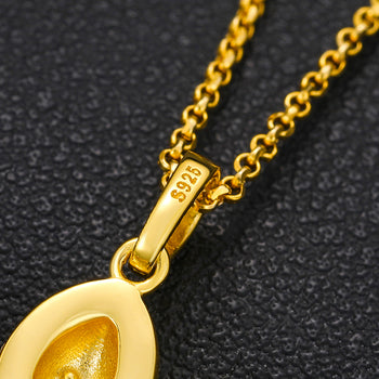 MOISSANIT-SPINNENANHÄNGER AUS STERLINGSILBER