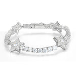 MOISSANITE STAR TENNIS BRACELET IN STERLING SILVER