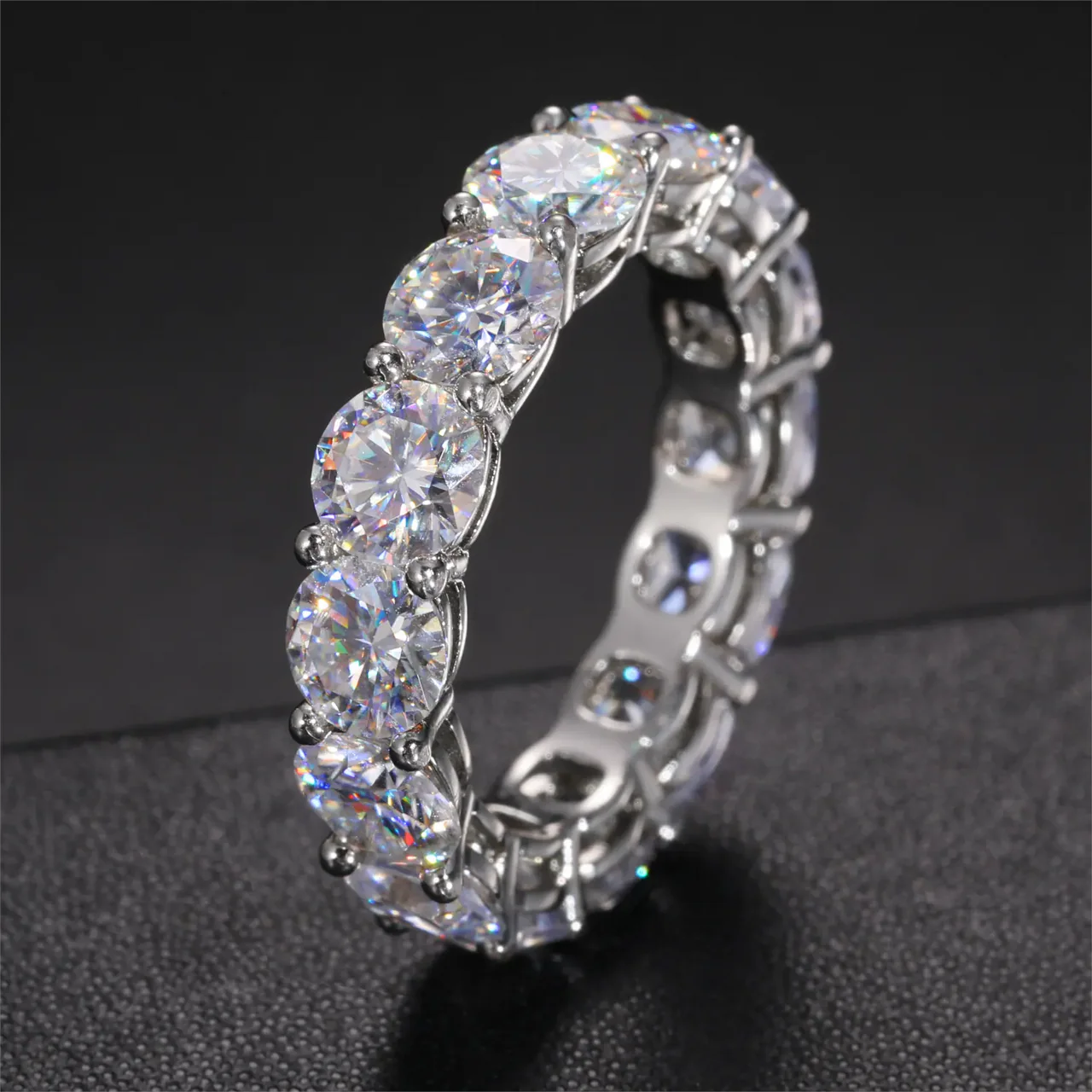 TENNIS ETERNITY ENGAGEMENT RING 