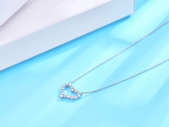 MOISSANIT-HALO-KUGEL-ANHÄNGER AUS STERLINGSILBER 