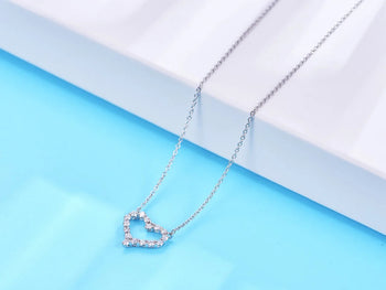 MOISSANIT-HALO-KUGEL-ANHÄNGER AUS STERLINGSILBER 