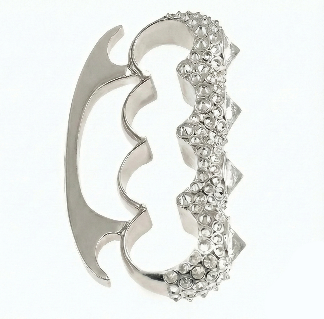 MOISSANITE DIAMOND KNUCKLE IN STERLING SILVER