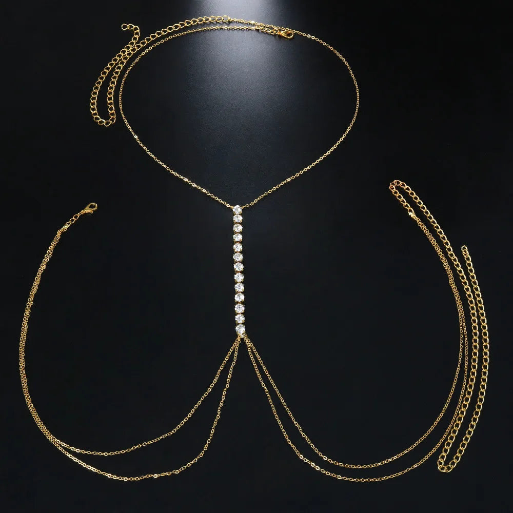 NOCTURA LINE DROP BODY CHAIN