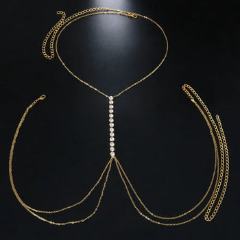 NOCTURA LINE DROP BODY CHAIN
