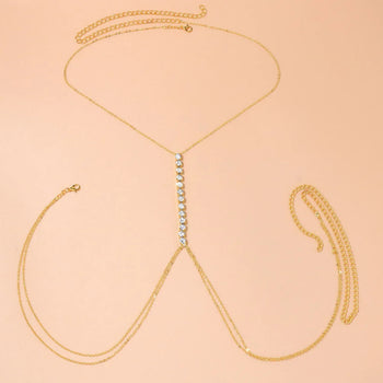 NOCTURA LINE DROP BODY CHAIN