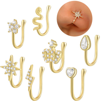 NOSE CUFF IN STERLING SILVER