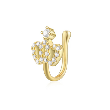 NOSE CUFF IN STERLING SILVER