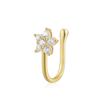 NOSE CUFF IN STERLING SILVER