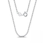 O CROSS CHAIN NECKLACE IN STERLING SILVER