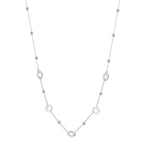 ORBIT BEADED NECKLACE IN STERLING SILVER