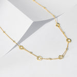 ORBIT BEADED NECKLACE IN STERLING SILVER