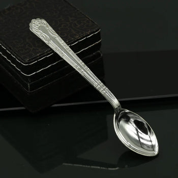ORNATE GRACE SPOON IN STERLING SILVER