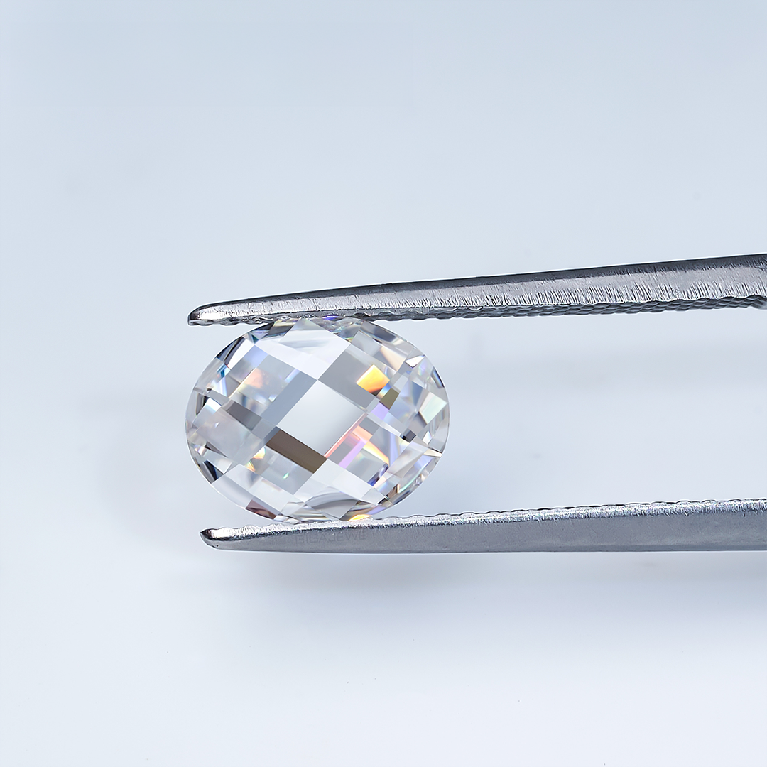 OVAL ROSE CUT MOISSANITE LOOSE DIAMOND