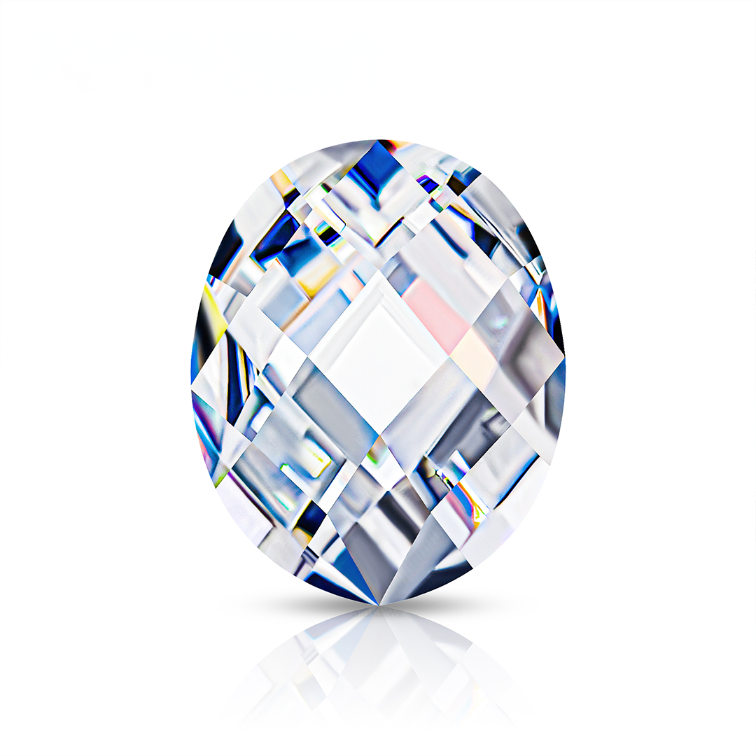 OVAL ROSE CUT MOISSANITE LOOSE DIAMOND