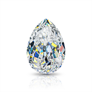 DIAMANT EN LIBRE DE MOISSANITE TAILLÉE EN POIRE PORTUGAISE