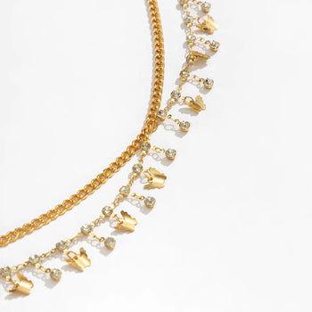 RHINESTONE WAIST CHAINS