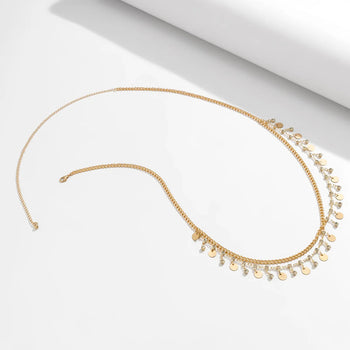 RHINESTONE WAIST CHAINS