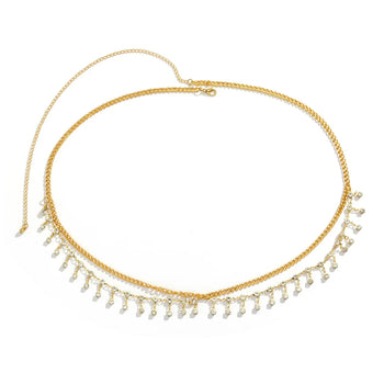 RHINESTONE WAIST CHAINS