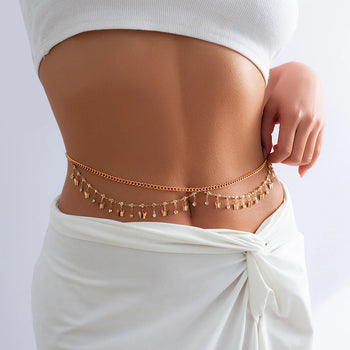 RHINESTONE WAIST CHAINS