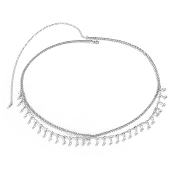 RHINESTONE WAIST CHAINS