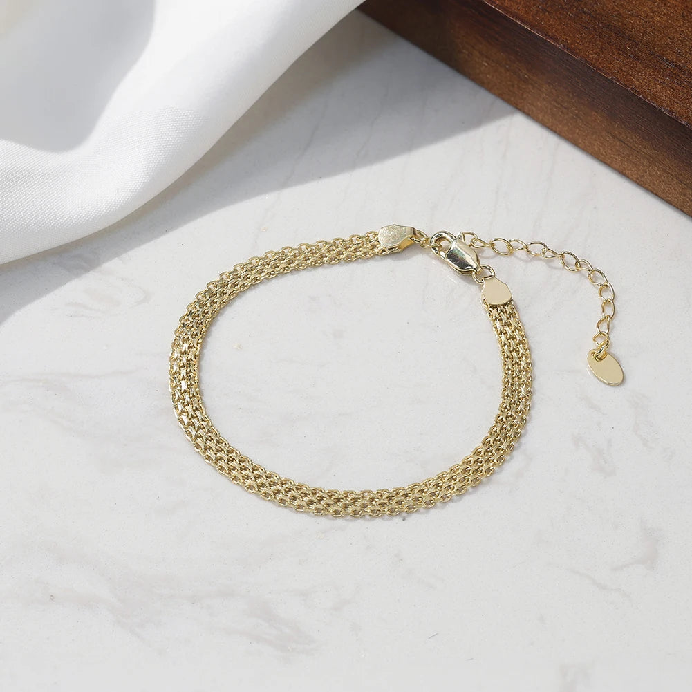 ROPE CHAIN BRACELET IN STERLING SILVER