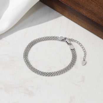 ROPE CHAIN BRACELET IN STERLING SILVER