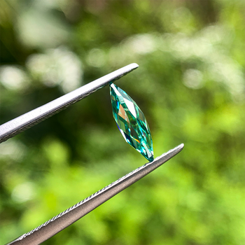 DIAMANT EN MOISSANITE TAILLE MARQUISE ROSE