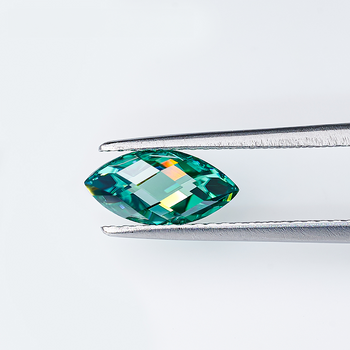 DIAMANT EN MOISSANITE TAILLE MARQUISE ROSE