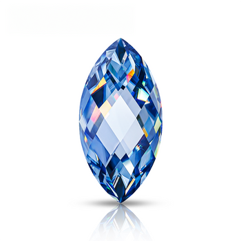 DIAMANT EN MOISSANITE TAILLE MARQUISE ROSE