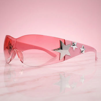 LUNETTES DE SOLEIL MOISSANITE À CROIX GLACÉE