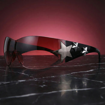 LUNETTES DE SOLEIL MOISSANITE À CROIX GLACÉE