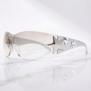 LUNETTES DE SOLEIL MOISSANITE À CROIX GLACÉE