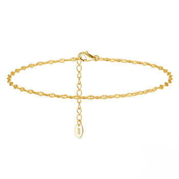 SUMMER BEACH ANKLET IN STERLING SILVER