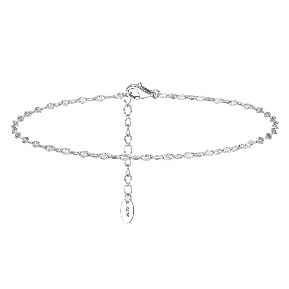 SUMMER BEACH ANKLET IN STERLING SILVER