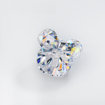 DIAMANT EN MOISSANITE COUPE OURS EN PELUCHE