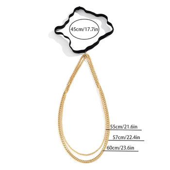 TRI-LINK DRAPE THIGH CHAIN