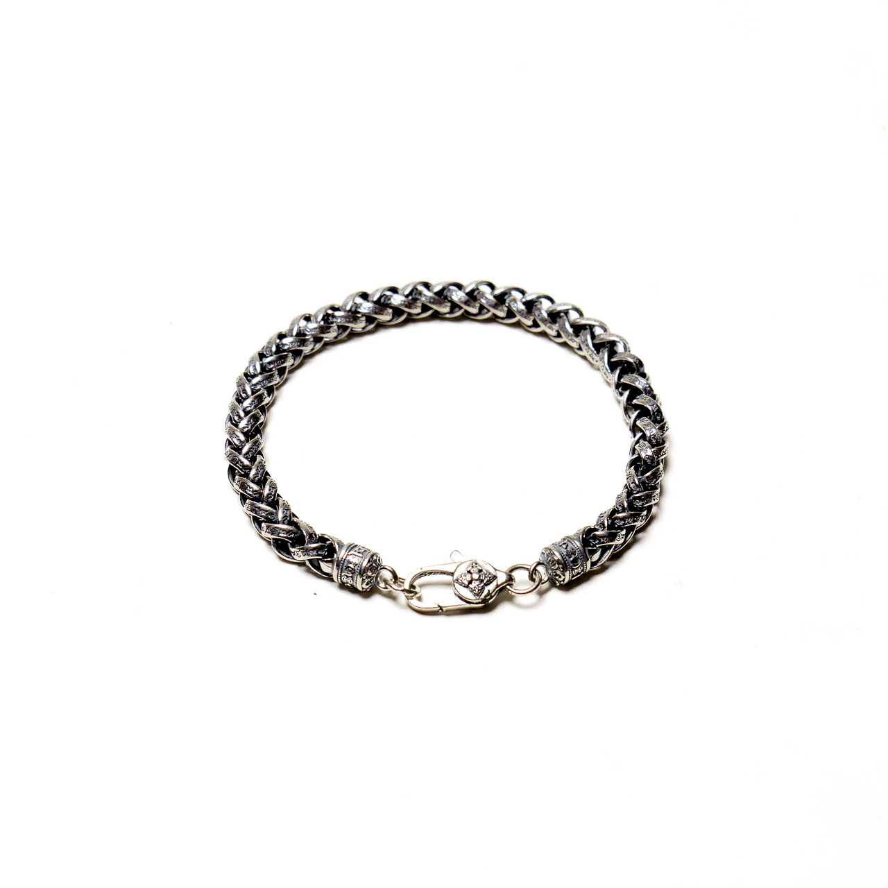 Mantra Bracelet in Sterling Silver