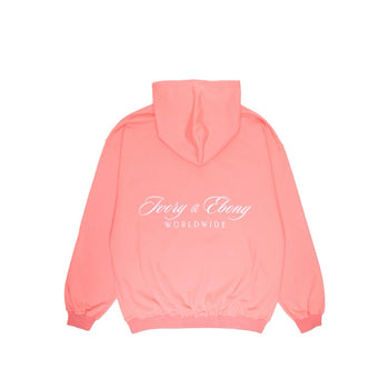 Worldwide Embroidery Hydrophobic Hoodie - IVORY & EBONY